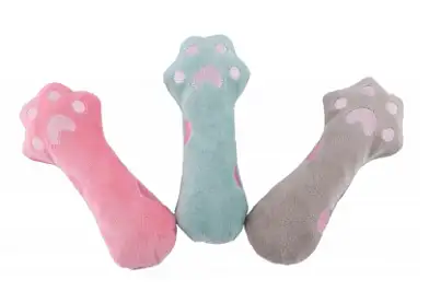 WOGY игрушка для кошек Лапка с кошачьей мятой, шуршащая