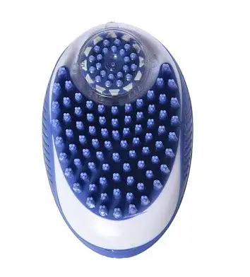 HOMEPET SILVER SERIES щетка массажная для мытья кошек и собак с ёмкостью для шампуня 
