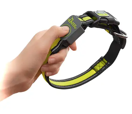 Купить hunter led Ошейник для собак manoa glow жёлтый