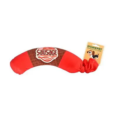 Homepet игрушка для собак сосиска с пищалкой