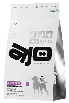 AJO Vet Dieta Ultra Hypo Корм сухой для собак при аллергии или пищевой непереносимости