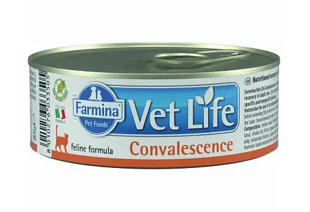 Купить farmina vet life cat convalescence консервы для взрослых кошек в период восстановления (банка)